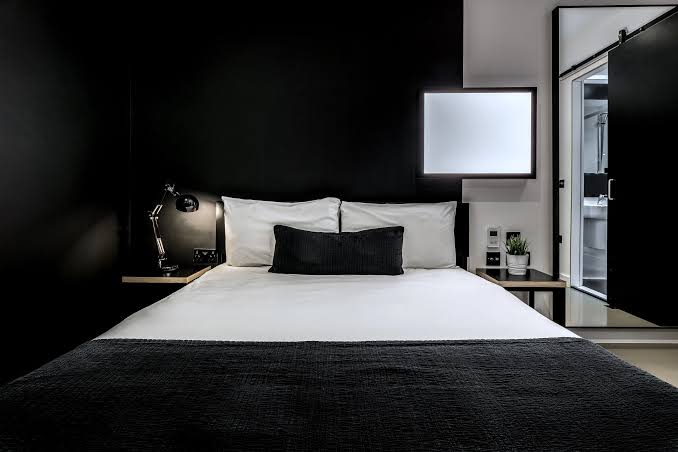Kip Hotel, London: a corridor of compact sleeping berths.